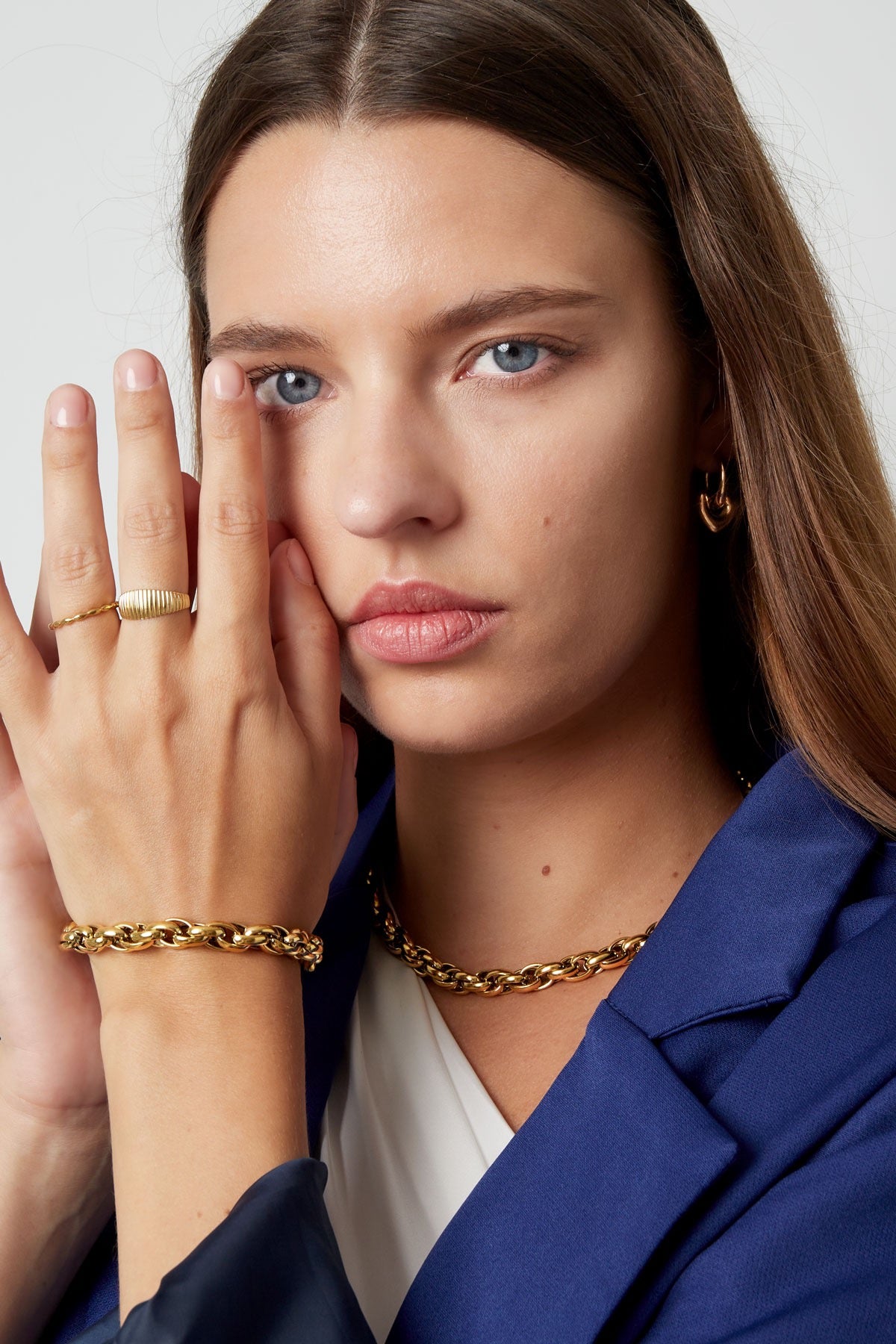 Chunky Gold Chain Bracelet